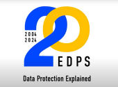 logo consisting of a number two in blue and zero in yellow